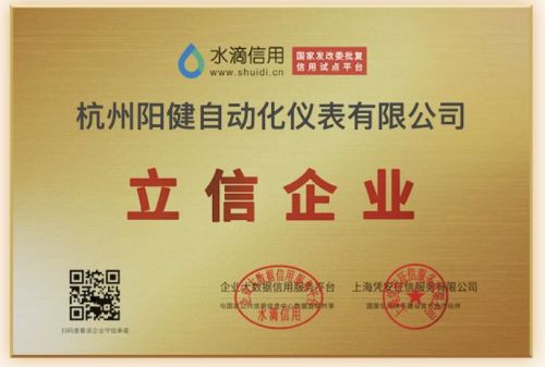 阳健立信证书(图1)